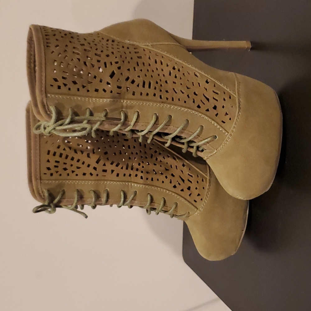 Brown booties